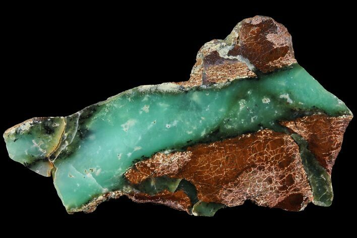 Polished Green Chrysoprase Slab - Western Australia #95857